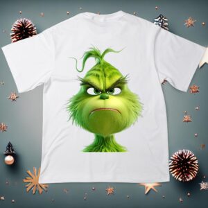 Tricou Adulți de Crăciun cu Grinch – Tricou Personalizat Sărbători | Atelierul Fermecat