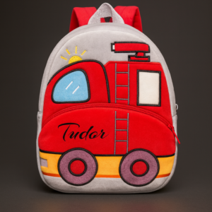 Rucsac Pompieri Personalizat pentru Copii 🚒